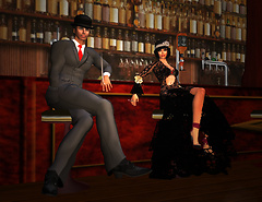 Lowe and Nessy at the Speakeasy
