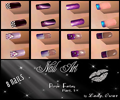 8 Nails - Purple Fntasy Part. 1