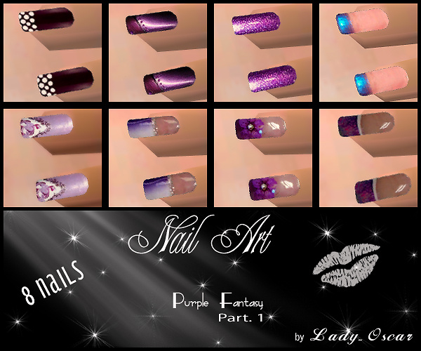 8 Nails - Purple Fntasy Part. 1