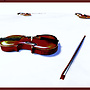 violins on white