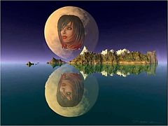 Moon rising