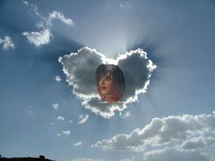 Heart shape cloud