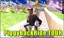 Piggyback ride tour