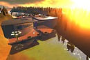 Hydroelectric dam at Zintra, the new Adult continent - Raul Crimson