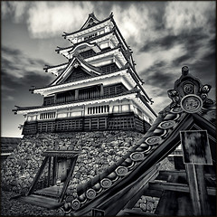 The castle of Edo Japan