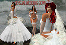 sensual wedding gown long skirt &  honey moon  set  too_002