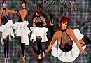 Devil ways gotic wedding dress black and withe_005