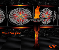 Animated Celtic Fire Pane