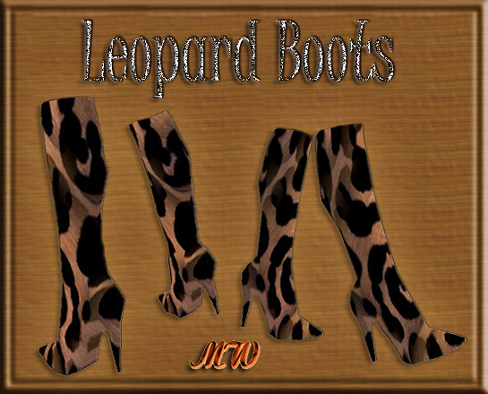 Leopard Boots