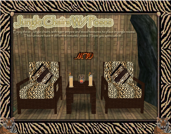Jungle Chairs W/ Romantic Poses