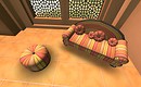 Moroccan Cuddle Chair - Candy Stripe - Torley Linden