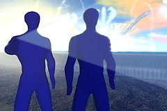Blue Men @ SL6B - Raul Crimson