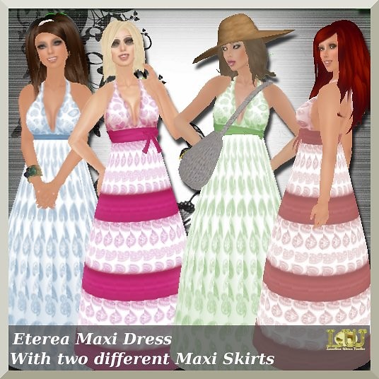 Eterea Maxi Dress by Luxurious World