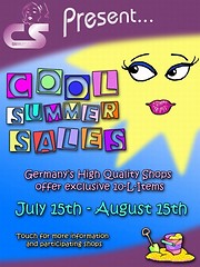CSS Cool Summer Sales - July 15th to August 15th 2009