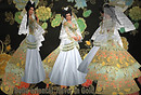 Belle Oriental flavor wedding gown Gold and flowers_01