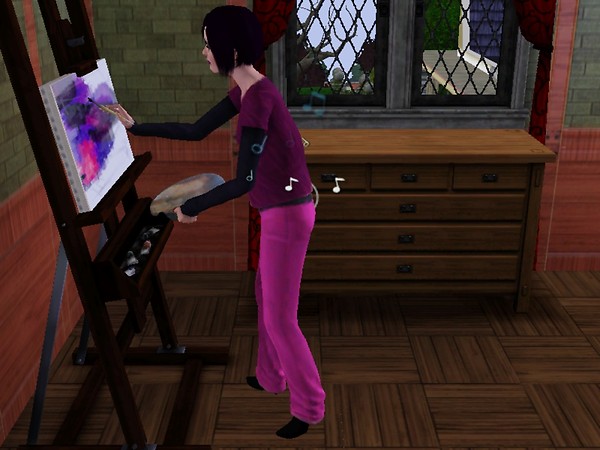 Bella paints