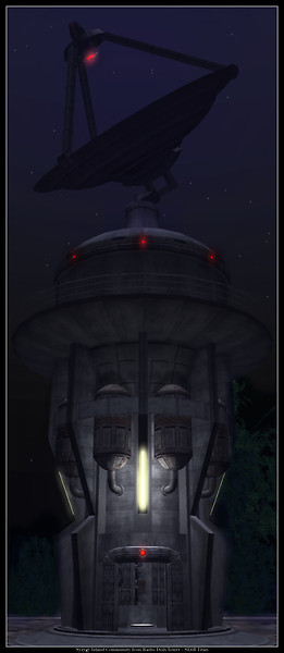Syzygy Island Community Icon Radio Dish Tower - SL6B Titan