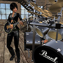 Camille in rehearsal at the studio