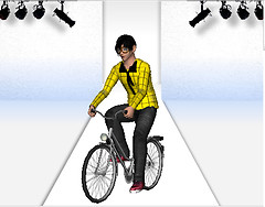 Bike Fashion show featuring me!