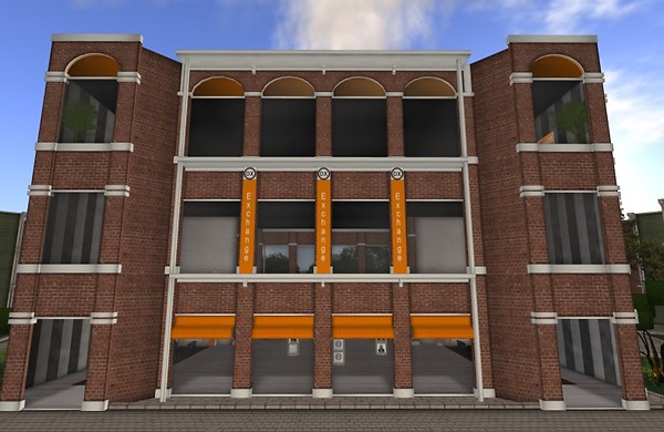 Exchange office buitenkant