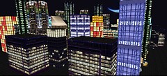 cyberpunk city in IMVU