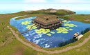 Japanese themed homestead and home of the Hosoi Mura residents - Torley Linden