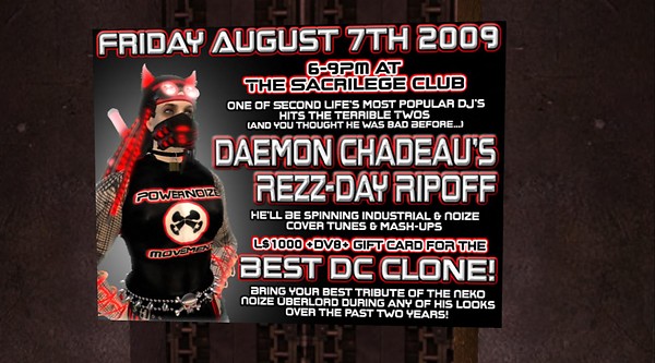 sacrilege club dj schedule coming up