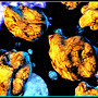 the beauty of rocks and space