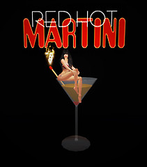 Red Hot Martini at Art Box