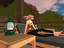 Scene of Glasses and clothing