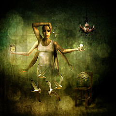 the gilded cage - empty chairs 2