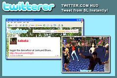 Twitterer Twitter HUD for SL