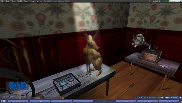 the rabbicorn in second life