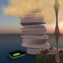 Green Phosphor Headquarters at sunset - Chimera Cosmos