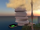 Green Phosphor Headquarters at sunset - Chimera Cosmos