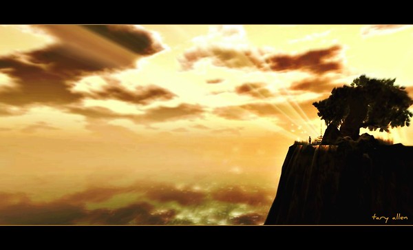 at the edge