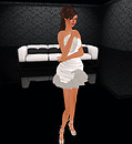 SAS Lumiere Blanche mini dress