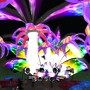 flower sculpture at teknival foem stage