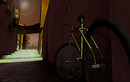 a punctured bicycle