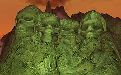 it's like mt mount rushmore for skeletor and friends - Torley Olmstead