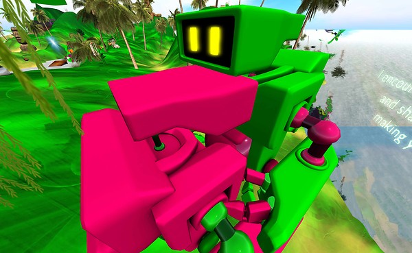 robots can hug but hugs are for everybotty - Torley Linden