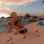 On the beach