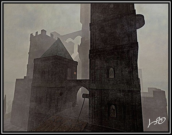 A castle in the mist