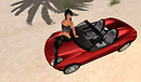 Melli and red car