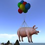 "When Pigs Fly" - by an undisclosed SL artist - Chimera Cosmos