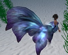 "Black Pearl" mer gown by Misteria Loon