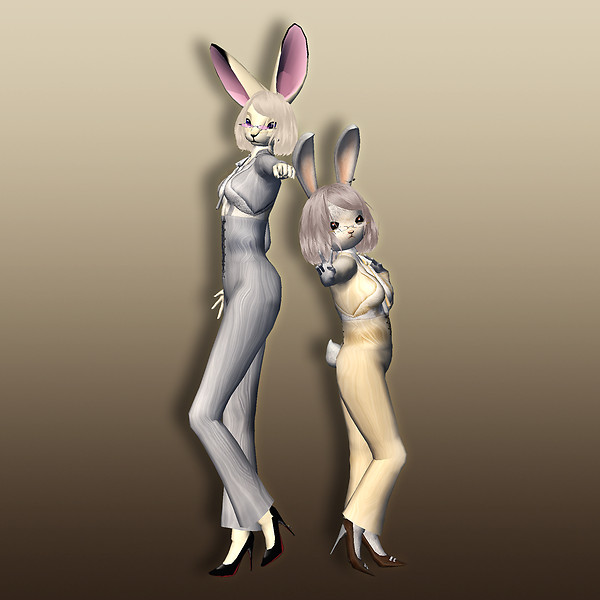Gra-bunny & Aya-bunny :)))