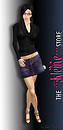 :::kleine::: Wool Sweater Black & :::kleine::: Classic Jean Skirt