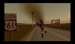 road to the door