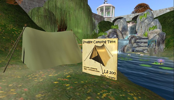 tents by the river